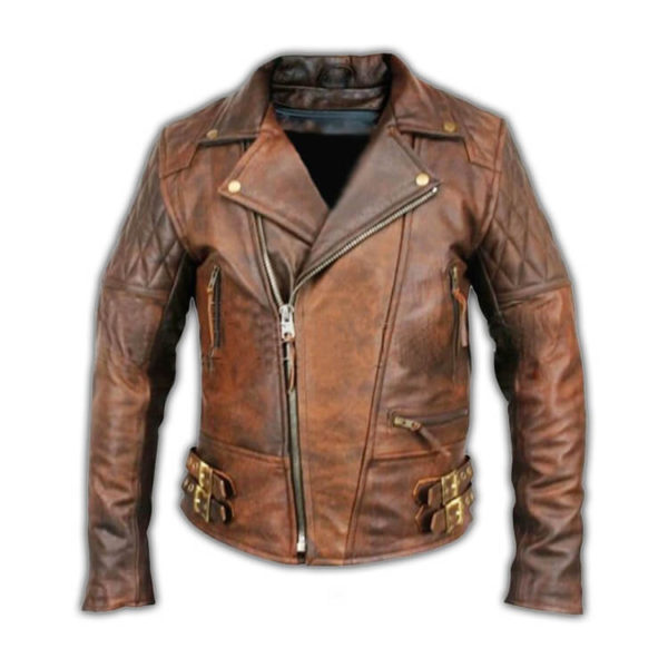 Mens Leather Jackets Motorcycle Bomber Biker Real Lambskin Leather Jacket for Men