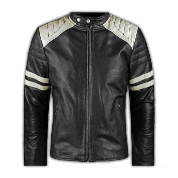 Black Leather Motorcycle Jacket