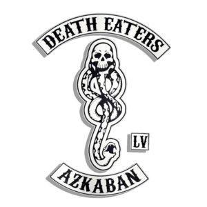Death Eaters Embroidered patch Skull Large 17X 13 for Biker Jacket IRON ON