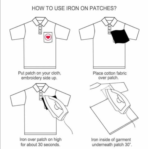 PATCHES SET MOTORCYCLE IRON ON JACKET VEST JEAN NIGHT RIDER NOMADS EMBROIDERY BA - Image 5