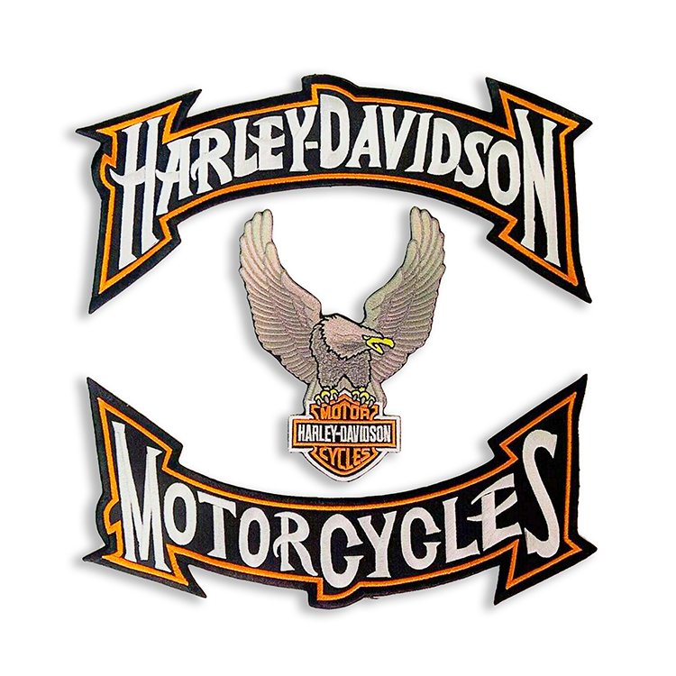 Large Harley Davidson Patches Jackets