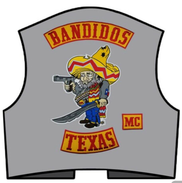 Bandidos Patches Biker Vest Iron-On Jacket - Image 4