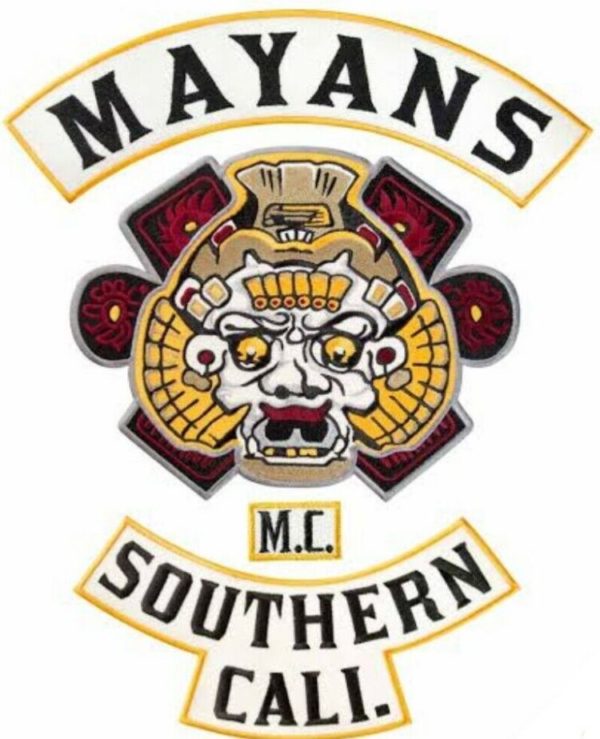 MAYANS SOUTHREN CALI MC JACKET 35CM IRON ON EMBROIDERED 04 PCS SET - Image 2